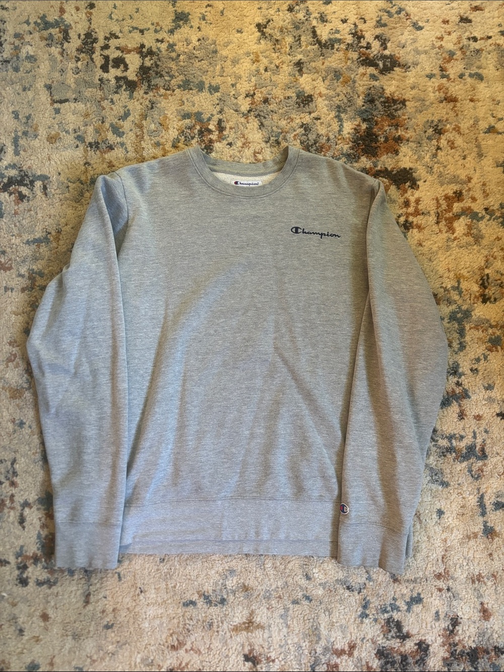 Champion Men’s Crewneck Sweatshirt - Light Gray